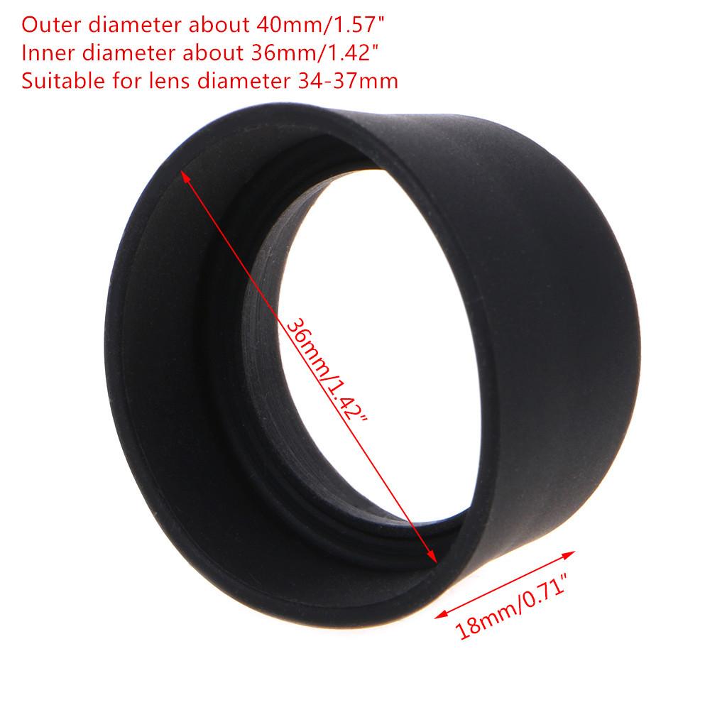 Microscope Eye Cups Flexible Rubber Eyepiece Guards Inner Diameter 35-37mm