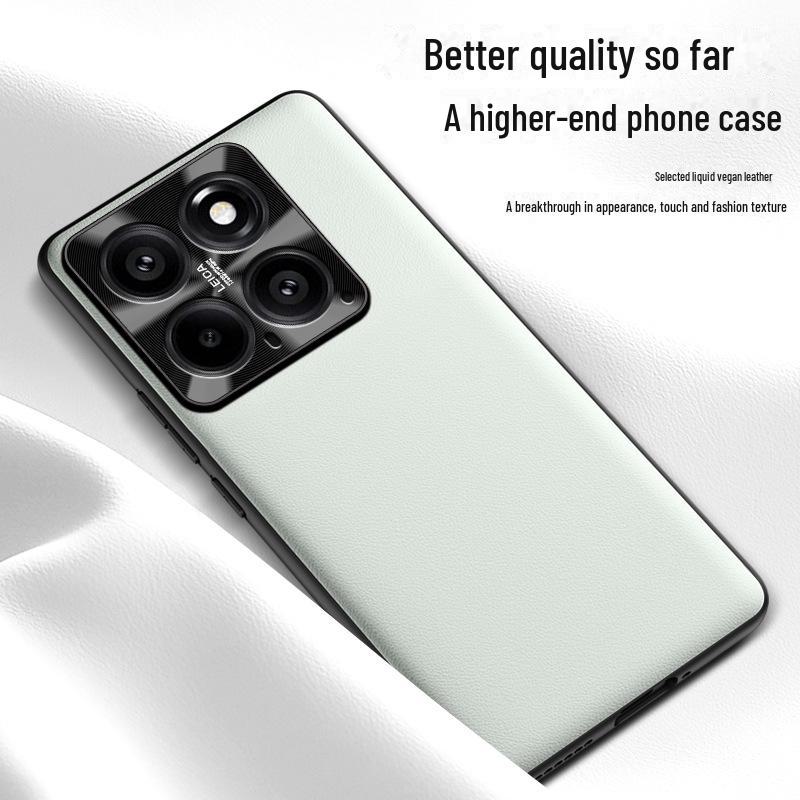 Xiaomi 14 Liquid Leather Case: Anti-Fall & Anti-Fouling Protective Cover