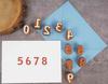 IBA Indianbeautifulart Textile Printing Block 0-9 Number Hand Carved Wood Numbers Wooden Stamp Wood Block