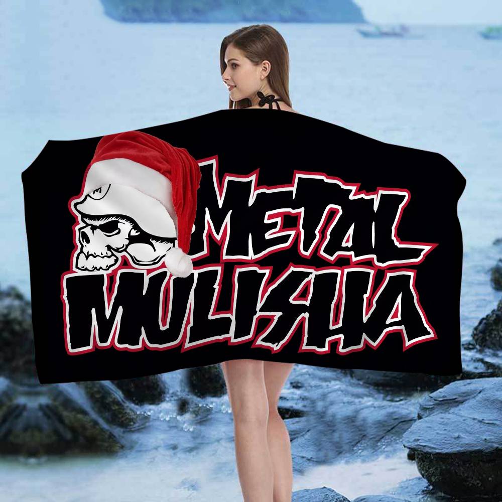 M-Metal M-Mulisha Microfiber Blanket Quick Drying Beach Towels Oversized Printing Super Absorbent Pool Towel Blanket