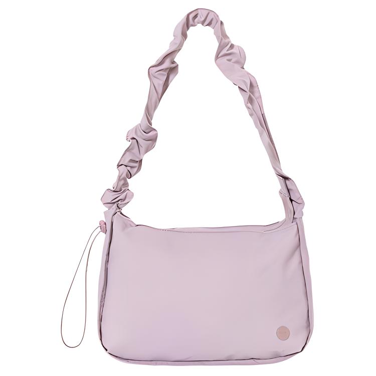 Anta Cloud Bag Adjustable Shoulder Strap Nylon Mini Crossbody Bag Women bags Lotus-Pink 192237123-3 Lotus Gauze Pink 11900₽
