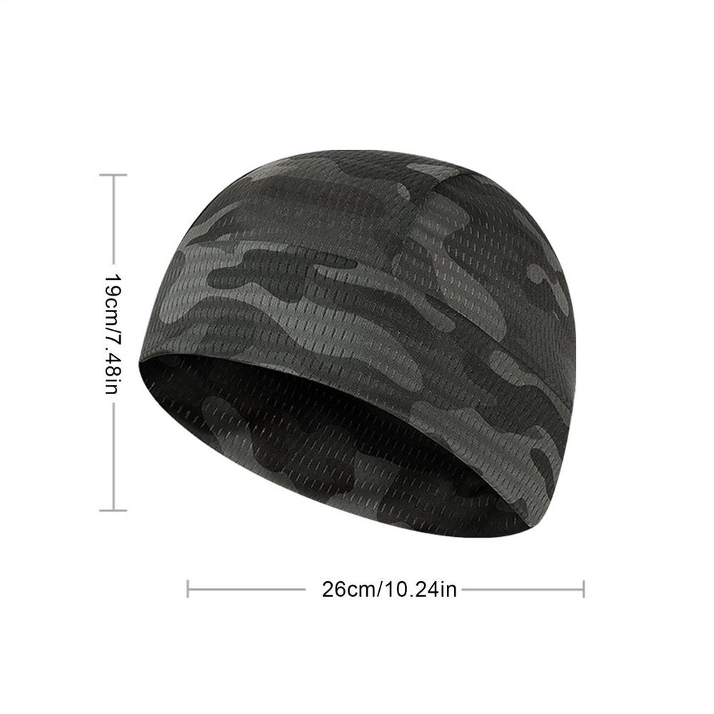 Summer Cycling Caps For Men Motorcycle Under Helmet Liner Hat Sweat-Wicking Quick Dry Breathable Sports Caps Beanie Skull Caps
