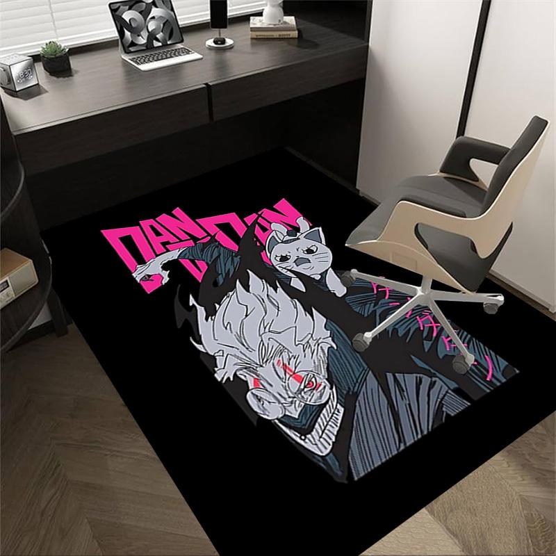1pc Danganronpa Home Office, Durable Polyester Floor Mat with Easy, Office Decor, Urban Style, Nonslip Backing