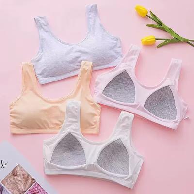 נערות צעירות חזייה נערות בנות תחתוני התבגרות סטודנטים אימון חזיית תחתוני סט 8-14Y