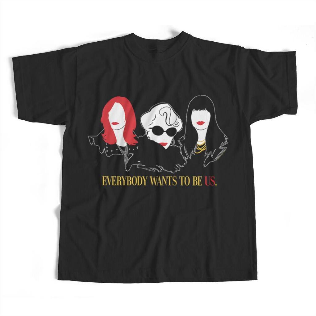 Harajuku American Style Retro Movie TShirt Women Classic Satirical Quotes Tees Crewneck 100 Cotton Streetwear