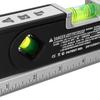 Aluminium Alloy Measuring Tape Spirit Level Laser Horizontal Vertical Line Rule