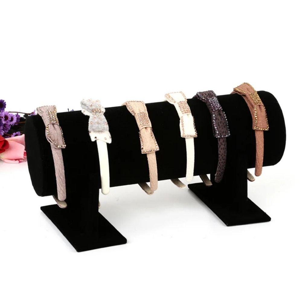 Space Saving Velvet Headband Holder Non-slip Headband  Organizer Jewelry Display Stand  Anklet