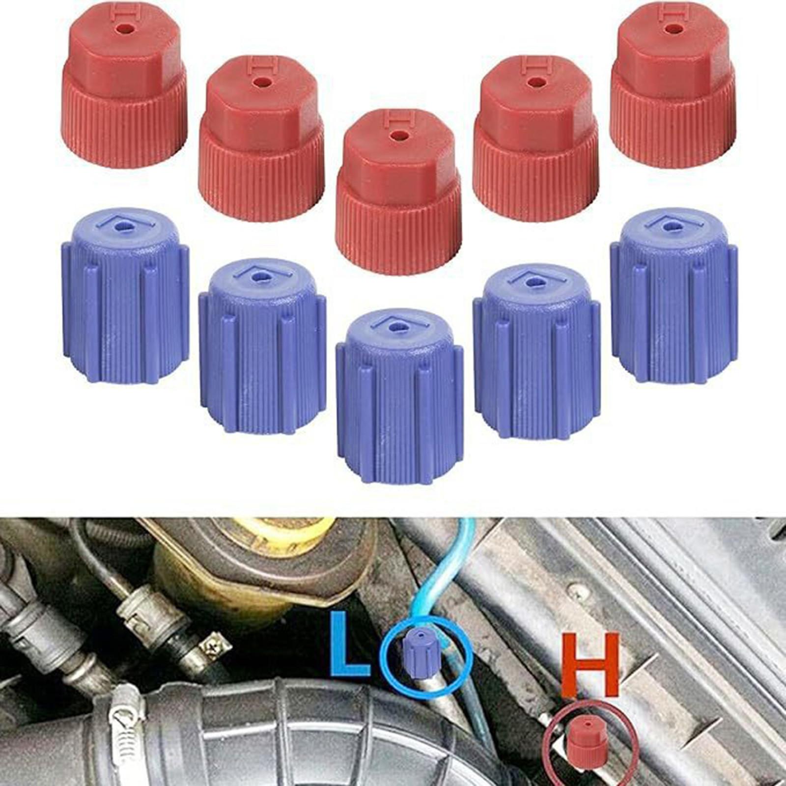 20 Bouchons De Valve Climatisation Voiture - Remplaçants Universels R134a - Taille 13mm & 16mm - ABS étanche