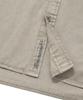 COVERNAT Pocket Dyed Shirt Light Gray