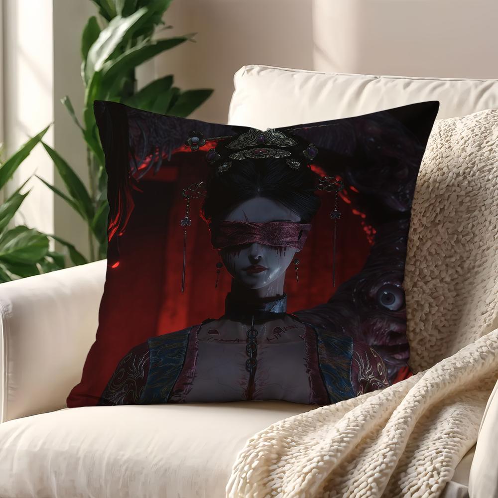 W-WUCHANG Fallen Feathers Cushion Cover For Pillow Sofa Printing Decoration Room Home Office Coffee Shop Car Nordic Simplicity