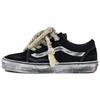 Old Skool Apocalypse Wasteland Slip Resistant Abrasion Resistant Low Top Skateboard Shoes Unisex Black White VN000D3HY28(Team96-)