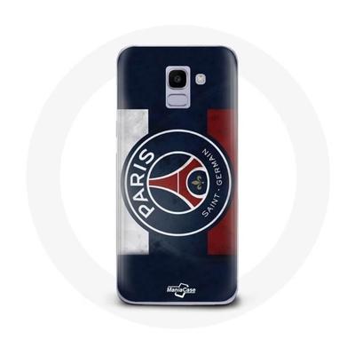Hülle - MANIACASE - Samsung Galaxy J6 2018 - Blau - Flexibel - PSG Logo