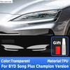 Car Headlight Protection Transparent Anti-Scratch Protective Film TPU Stickers For BYD Song Plus Champion Version  2024