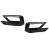 Front Bumper Lower Fog Light Grille Glossy Black Stylish Look Lower Fog Lamp Grille Cover for AD Pre