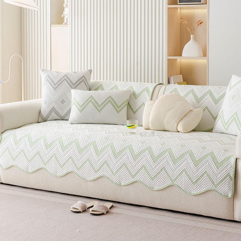 Summer Cool Ice Silk Sofa Cushion Non-Slip Summer Seat Cushion  New Special-Shaped Mat Sofa Cover Cushion Summer