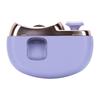 Electric Nail Grinder Dual Head Nail File Automatic Polishing Nail Grinder for Kids Adults Purple