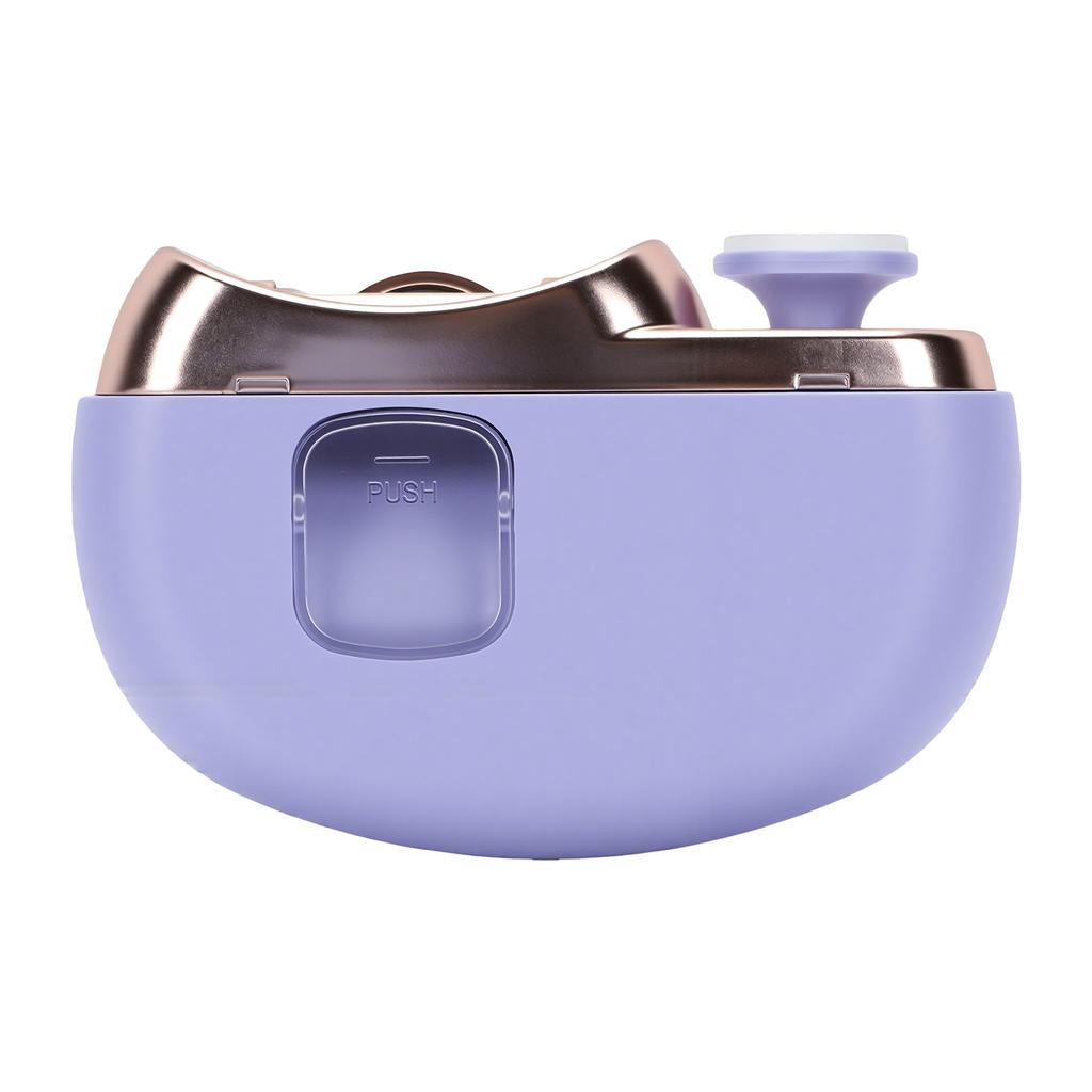Electric Nail Grinder Dual Head Nail File Automatic Polishing Nail Grinder for Kids Adults Purple