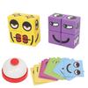 Expression Block Puzzle with Bells Unbending Face Changing Blocks Educational Games for Kids