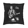 Motorcycle Johnny Hallyday Pillow Case Xcm Decorative French Rock Singer Modern Cushion Cover Soft Pillowcase