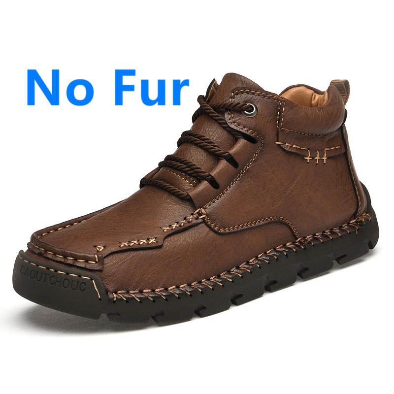 

Fashion Men Shoe Men Winter Snow Boots Leather Sneakers Super Warm Men Boots Outdoor Male Hiking Shoes Motocross Work Shoes Leisure Walk 39