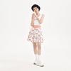 New MLB Los Angeles Dodgers Casual Short Skirts Women's Cream 3FSKM0133-07CRS