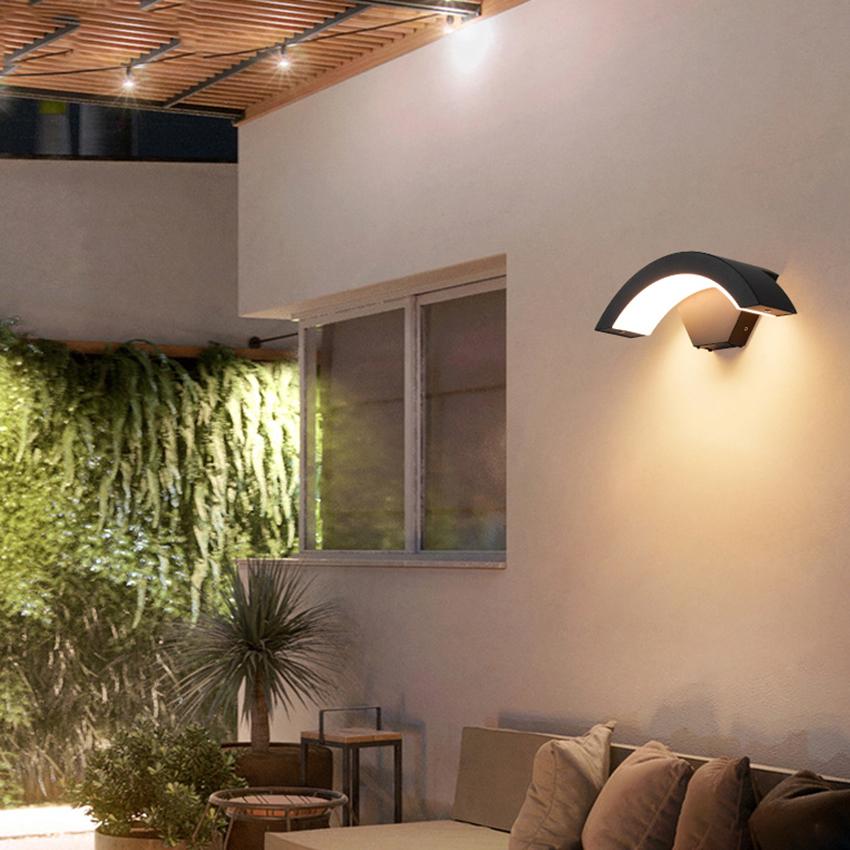 LED Waterproof Wall Lamps 18W Indoor Outdoor Wall Light Courtyard Porch Living Room Corridor Bedroom Wall Sconce