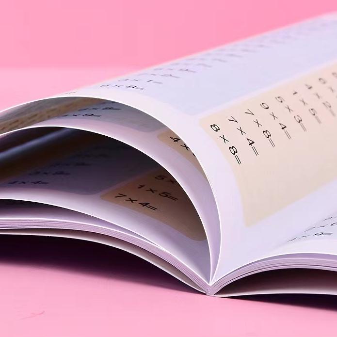 48 Pages Children Multiplication Practice Workbook Learning Mathematics Textbook Handwritten Arithmetic Exercise Books for Kid
