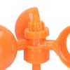 Bird Repeller Bowl Type Wind Driven 360° Rotating Reflector Bird Deterrent Animal Repeller for Orchard Fish Pond