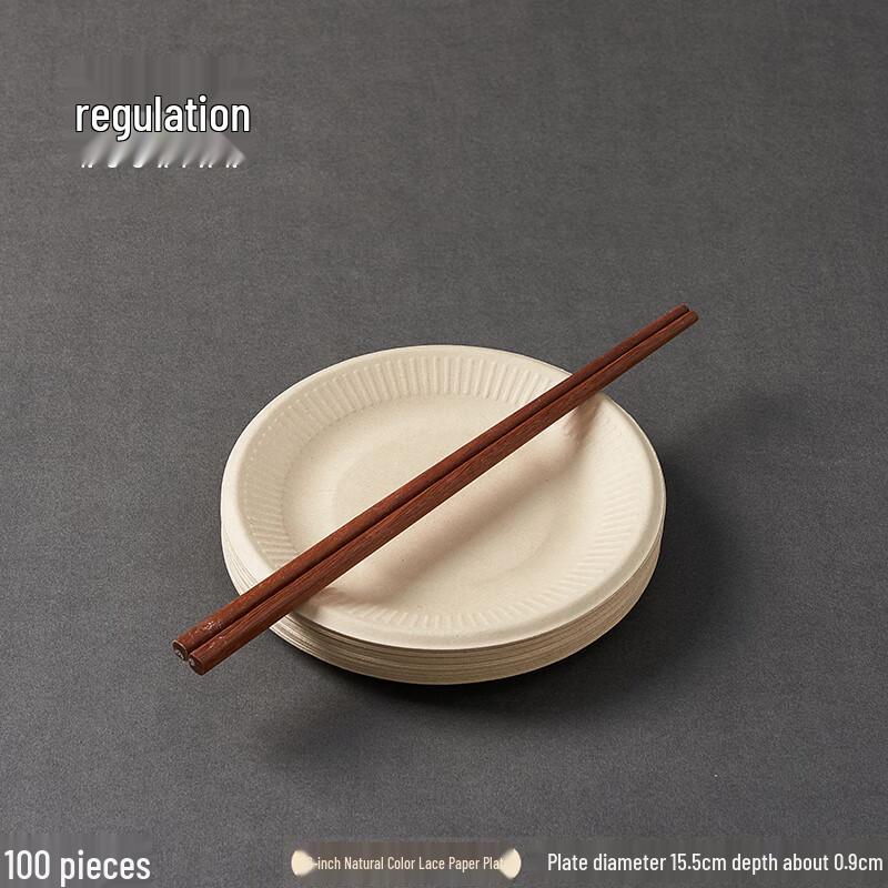 Food-Grade Disposable Lace Paper Plates 6-inch