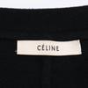 CELINE Domestic regular 2 8H13/6700 Phoebe period cashmere Egg Crombie coat 36 blackUsed