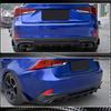 Rear Bumper Pads (for Base/F-Sport 2016-2020, Carbon) for Lexus IS 2013-