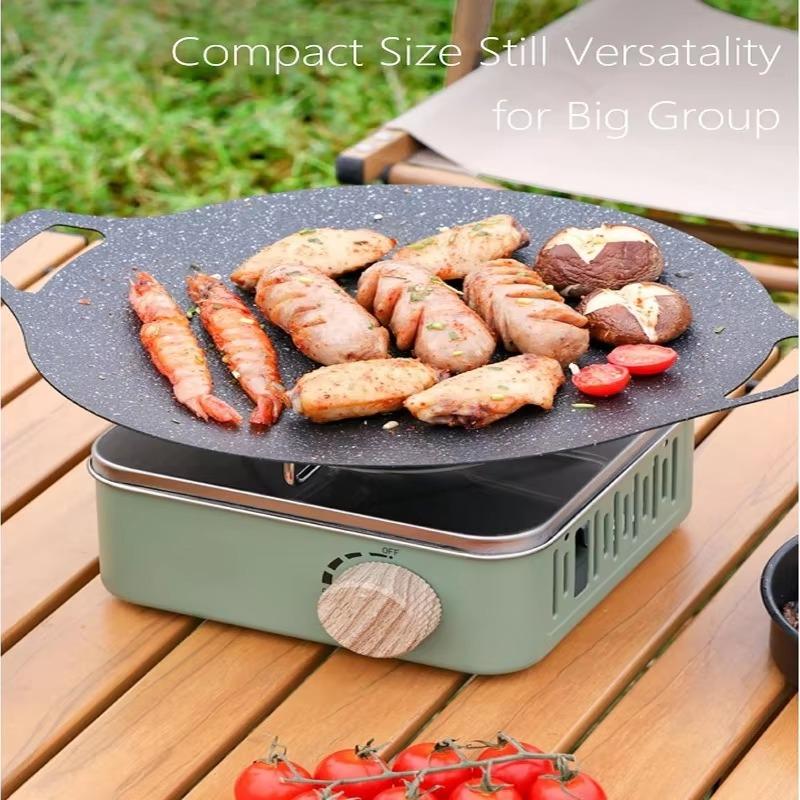 2800W Camping Mini Gaskocher Tragbarer Kassettenkocher Butankocher mit Tragetasche Outdoor-Gasbrenner für Picknick-Camping-Kochen