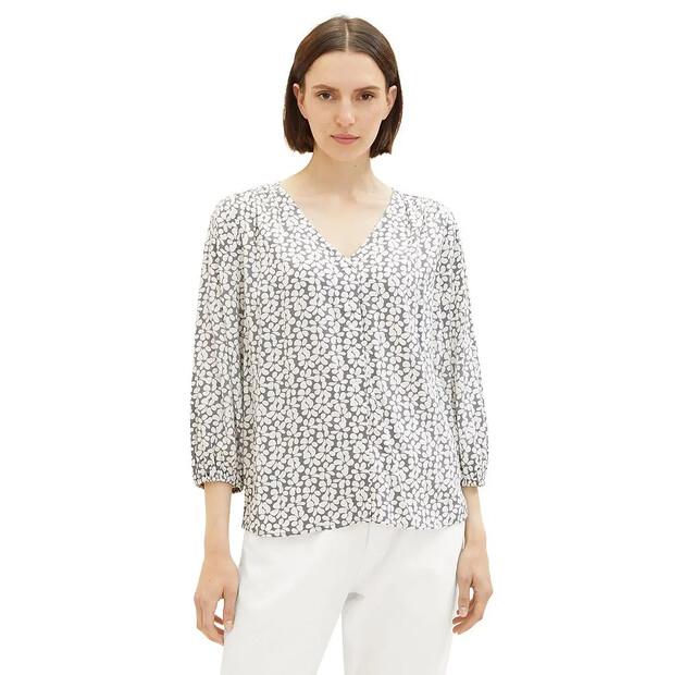 

Tom Tailor 1037898 Printed V-Neck Blouse 38