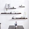 Nordic Wooden Wall-Mounted Shelf - Decorative Storage for Bedroom & Living Room