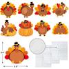 Ceiba Tree Thanksgiving Turkey Cutouts Turkey Bulletin Board Decorations Fall Cut-Outs Decor for Classroom Party Home