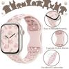 Correa de Silicona con Huella de Pata de Perro para Correa de Apple Watch 49mm 46mm 42mm 44mm 41mm 40mm 38mm Pulsera Series 10 9 8 7 SE 6 5 4 3 Ultra2