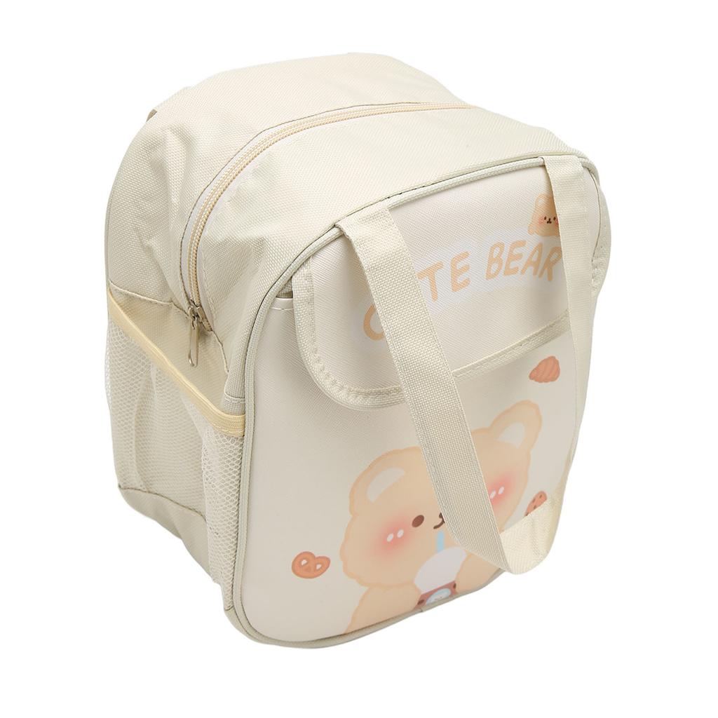 Insulated Lunch Bag for Girls Cartoon Pattern Large Capacity Aluminum Foil Thicken Kawaii Lunch Box