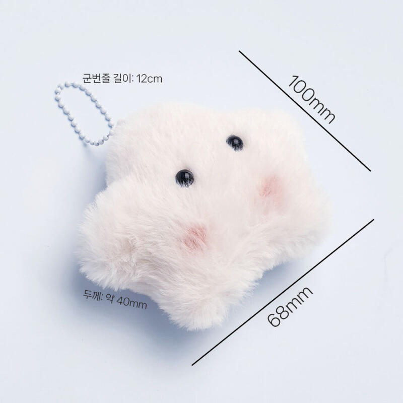 Smile Cloud Star Doll Keyring Keyholder