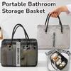 with Handle Shower Makeup Pouch Large Capacity Mesh Toiletry Bag  for Bathroom Toiletries Organizer