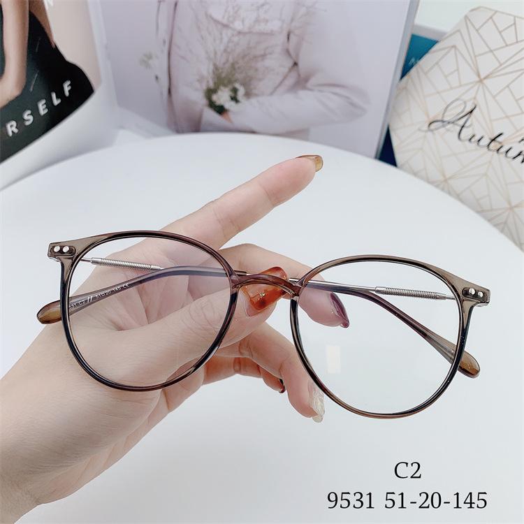 TR90 Ultra Light Anti Blue Glasses Round Frame Unisex Computer Reading Glasses High Quality Optical Lenses Fashion Eyewear