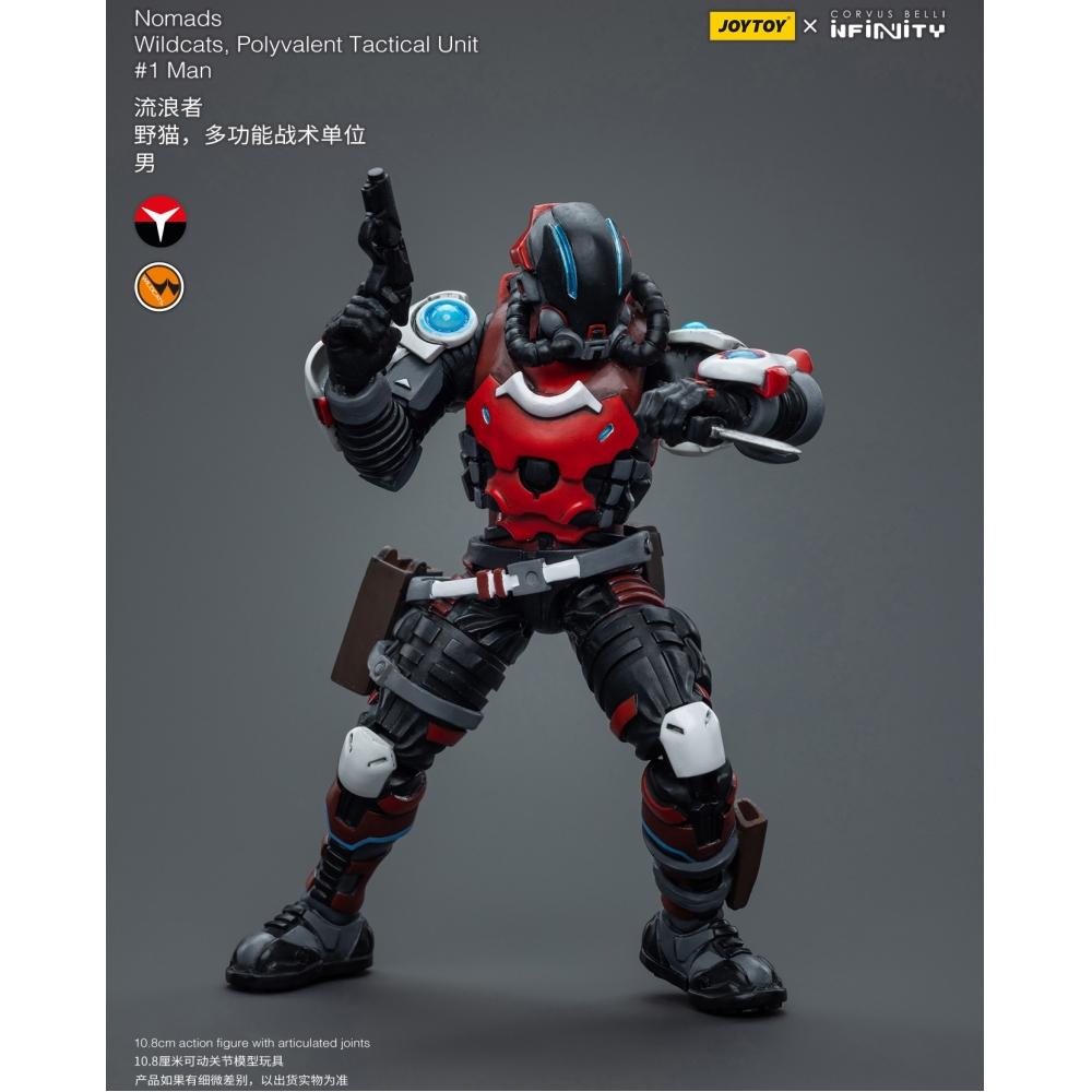 Infinity 1 18 Joytoy X Infinity Nomads Wildcats  Polytechnic Tactical Unit  1 Man