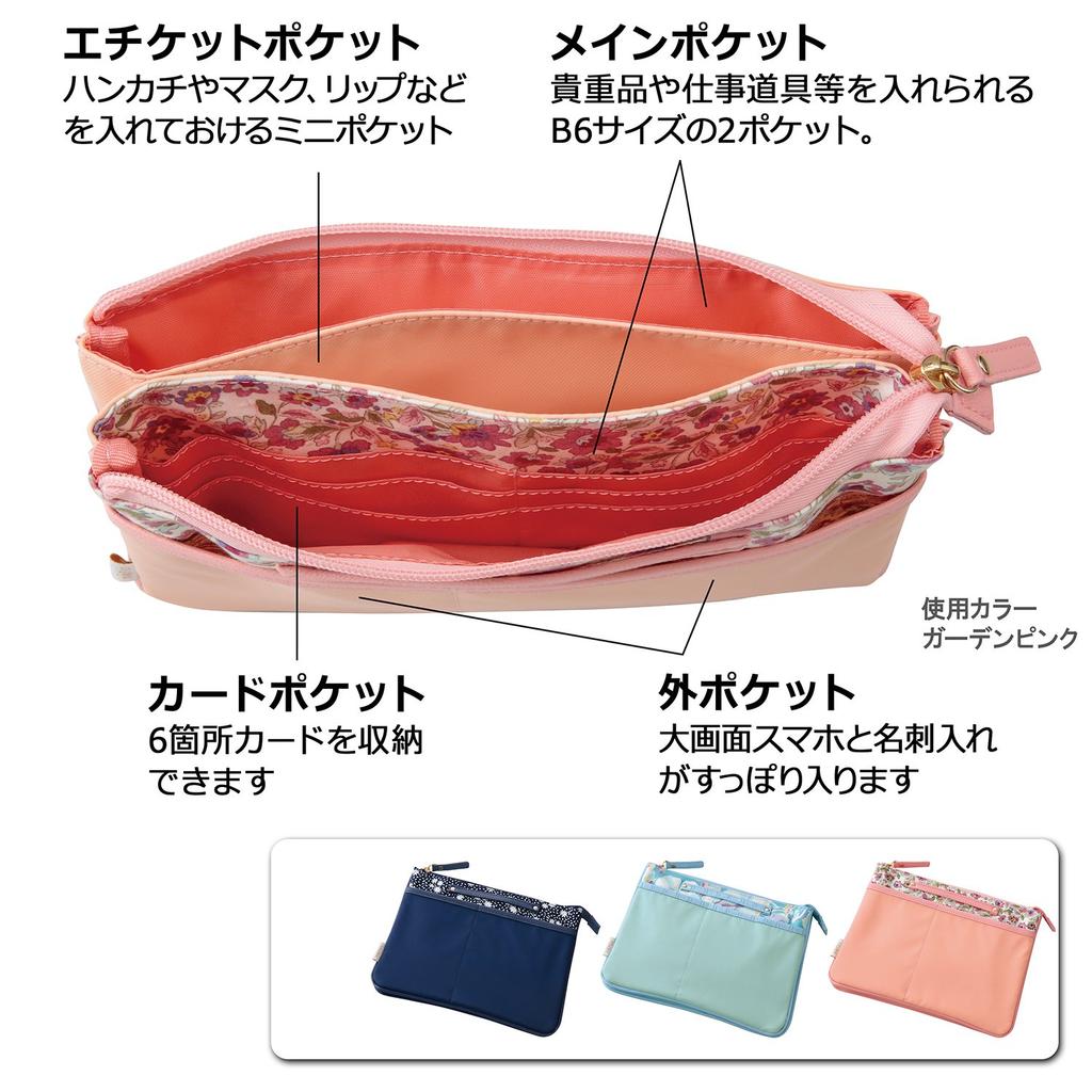 Raymay Fujii Nofes Case Stationery Case Crocodile Sky MC1017A
