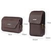 Casual PU Leather Men Waist Bag Travel Waterproof Bum Belt Pack Sport Comfortable Phone Pouch