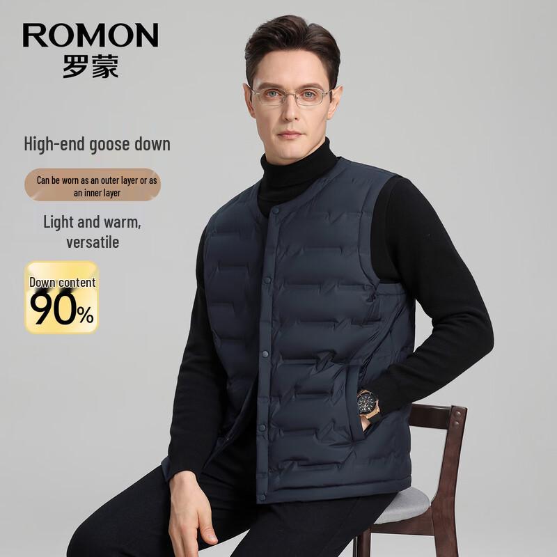 ROMON Men's Goose Down Commuter Vest