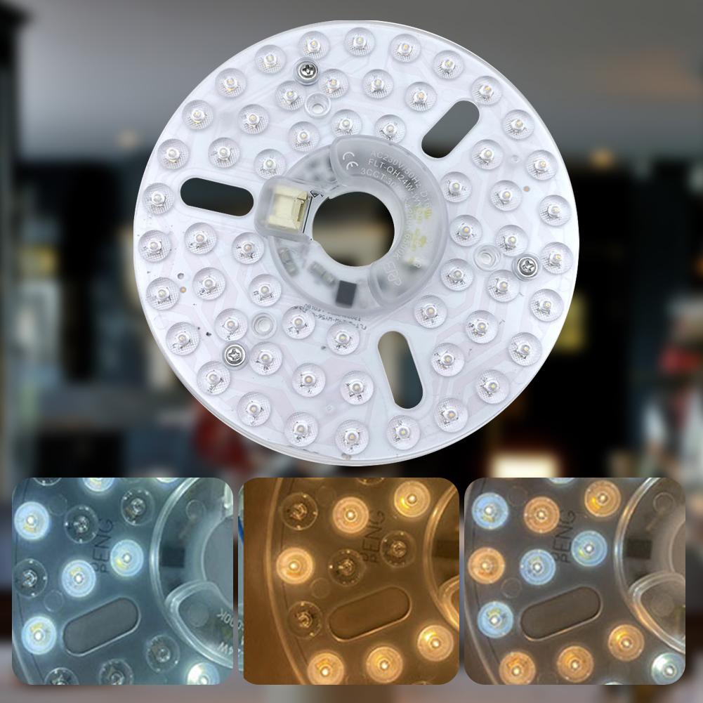 3.9/4.9/6.2 Inch Dimmable Ceiling Fan Light Replacement Panel 110/120V Pendant Light Round Panel Flush Mount Ceiling Light Panel