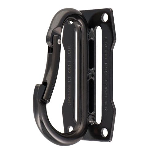 Sankyo Corporation DBLTACT Carabiner Tool Holder, Steel, Gunmetal, DT-TH-885G