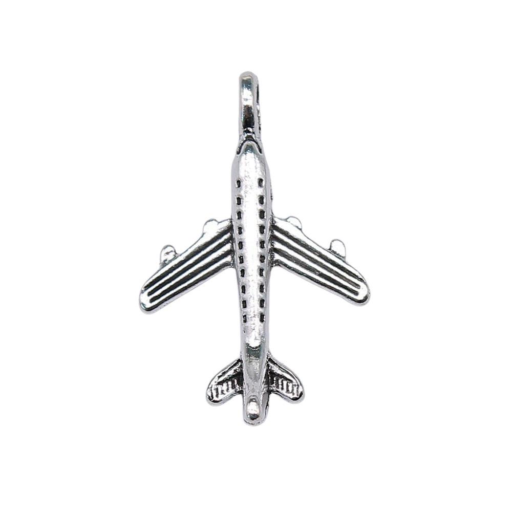 Airplane Charms Multi Color Alloy Car Pendants For Travel Themed Jewelry