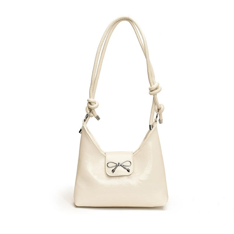 2024 neue Herbstschleifen-Mode-Umhängetasche einfache Umhängetasche Damenmode-Pendlertasche