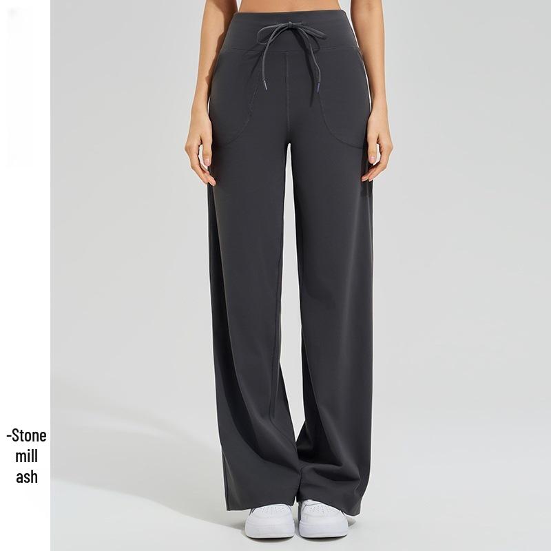 Женские дышащие йога-штаны с высокой талией, быстросохнущие, с эластичным поясом XXL