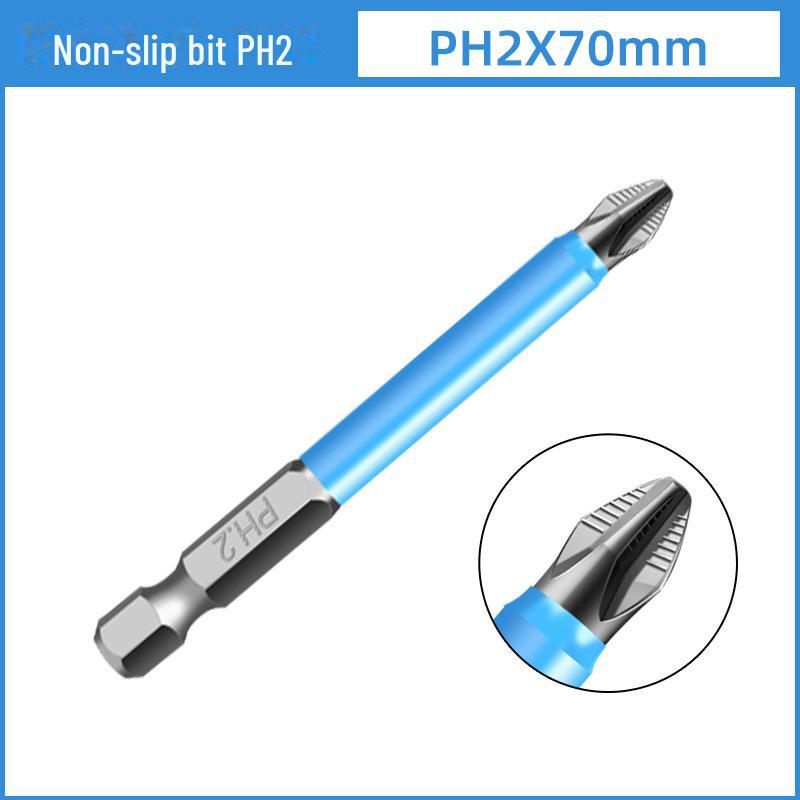 PH2 Non-Slip Crosshead Screwdriver Bit for Electric and Manual Use